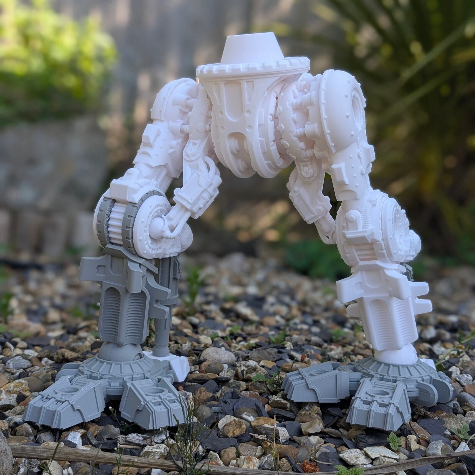 Base to Battlefield: Forging Colossal Legs of a Titan